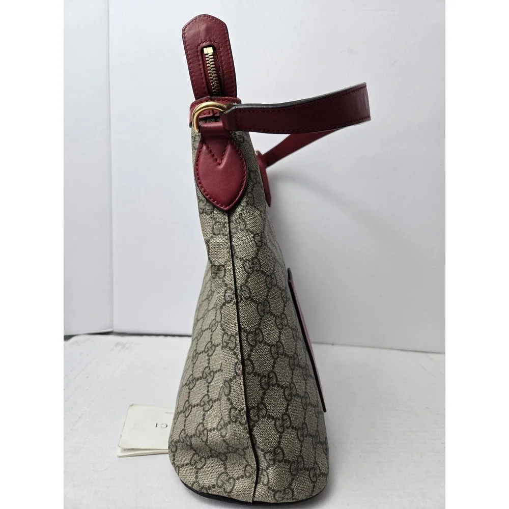 Gucci Hobo Supreme bag 41430 red brown pink - Picture 6 of 10